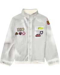DIESEL - Coupe-Vent À Patch Trompe L'Œil - Lyst