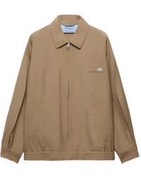 Prada - Mohair Wool Blouson Jacket - Lyst