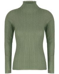 Fabiana Filippi - Ribbed-Knit Roll-Neck Sweater - Lyst