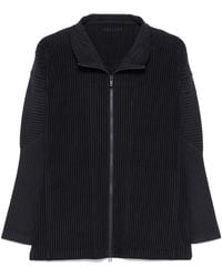 Homme Plissé Issey Miyake - Plissierte Jacke - Lyst