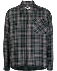 YMC - Wray Check-pattern Cotton Shirt - Lyst