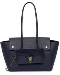 Coccinelle - Grained Leather Tote Bag - Lyst