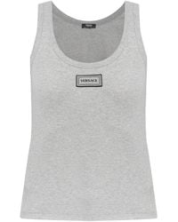 Versace - Fitted Spaghetti Strap Top - Lyst