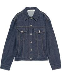 ..,merci - Contrast-Stitching Denim Jacket - Lyst