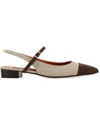 CAREL PARIS - Oceano Cap-Toe Slingback Pumps - Lyst