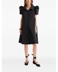 Gemy Maalouf - Puff-Sleeves Midi Shirt Dress - Lyst