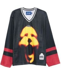 AWAKE NY - Face-Print Long-Sleeve T-Shirt - Lyst