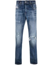 DIESEL - 2019 D-Strukt Straight-Leg-Jeans - Lyst
