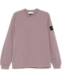 Stone Island - Compass-Patch Sweatshirt - Lyst