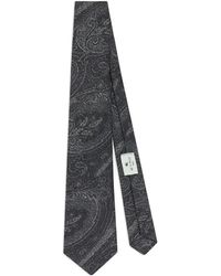 Etro - Seidenkrawatte Mit Jacquard-Motiv - Lyst