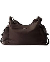 Prada - Explore Leather Shoulder Bag - Lyst