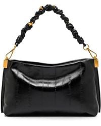 Gianni Chiarini - Fanny Medium Eel-Effect Knotted-Handle Tote Bag - Lyst