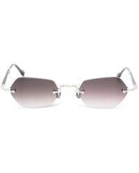 Matsuda - Geometric-Frame Rimless Sunglasses - Lyst