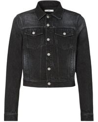 Fendi - Veste En Jean À Effet Délavé - Lyst