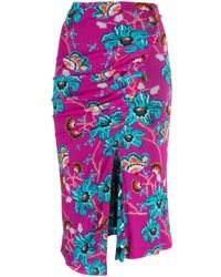 Diane von Furstenberg - Floral-print Reversible Skirt - Lyst