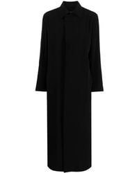 Yohji Yamamoto - Belted long coat - Lyst