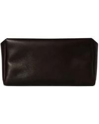 The Row - Squared Compact Leather Clutch Bag - Lyst