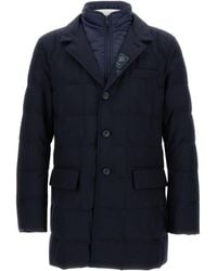 Fay - Plumífero Con Botones - Lyst