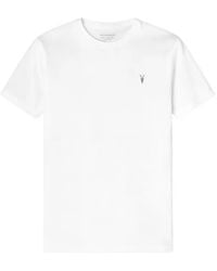AllSaints - Ramskull-Embroidered T-Shirt - Lyst