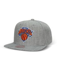 Mitchell & Ness - Nba New York Knicks Team Heather Snapback Cap - Lyst