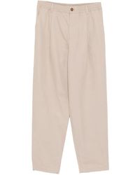 Maison Kitsuné - Elasticated-Waist Pleat Trousers - Lyst