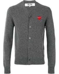 COMME DES GARÇONS PLAY - Knitwear > cardigans - Lyst