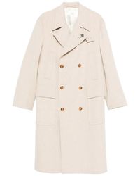 Lardini - Double-Breasted Coat - Lyst