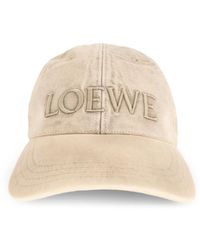 Loewe - Casquette En Coton À Logo Brodé - Lyst