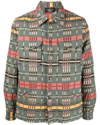 RRL - Geometric-pattern Cotton Shirt - Lyst