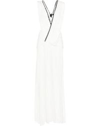 Christopher Esber - Plunge V-Neck Maxi Dress - Lyst