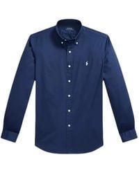 Polo Ralph Lauren - Custom-Fit Ultra-Light Cotton Twill Shirt With Pony Embroidery - Lyst