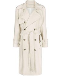 The Mannei - Pirgos Double-breasted Trench Coat - Lyst