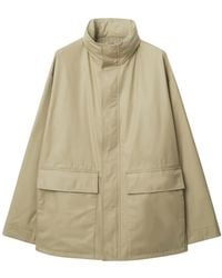 Burberry - Ekd-Embroidered High-Neck Jacket - Lyst