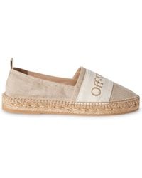Off-White c/o Virgil Abloh - Bookish Canvas Espadrilles - Lyst