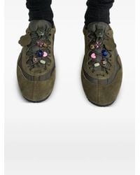 Cecilie Bahnsen - Blaise Embellished Sneakers - Lyst