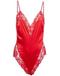 Fleur du Mal - Venus Lace Teddy - Lyst