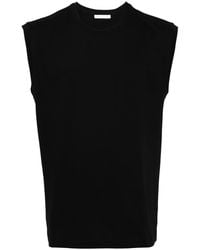 Helmut Lang - Logo-Print Sleeveless T-Shirt - Lyst