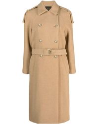 Maje - Wool-blend Double-breasted Coat - Lyst