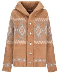 Borgo Asolo - Rombi Intarsia-Knit Jacket - Lyst
