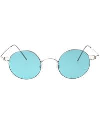 Lindberg - 8222 Round-Frame Titanium Sunglasses - Lyst