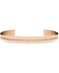 Daniel Wellington - Elan Logo-Engraved Cuff Bracelet - Lyst