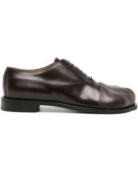 JW Anderson - Sculpted-toe Leather Derby Shoes - Lyst