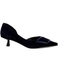 Bibi Lou - Astra Pointed-Toe Buckled Pumps - Lyst