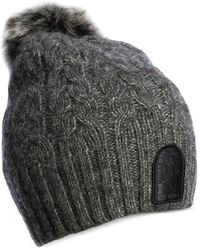 Parajumpers - Kabelgebreide Muts Met Pompon - Lyst