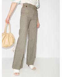 See By Chloé Pocket Detail Flared Jeans - Grey