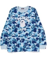 A Bathing Ape - カモフラージュ ロングtシャツ - Lyst