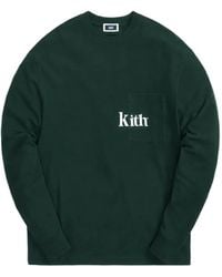 Kith - Quinn Logo-Print Long-Sleeve T-Shirt - Lyst