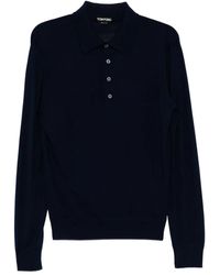 Tom Ford - Wollen Poloshirt - Lyst