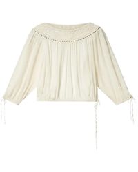 Isabel Marant - Nelida Balloon-Sleeve Blouse - Lyst