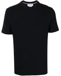 Thom Browne - T-Shirt Mit 4-Streifen-Detail - Lyst